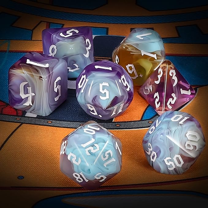 QMAY DND Dice Set -D&D Polyhedral Dice - Image 4