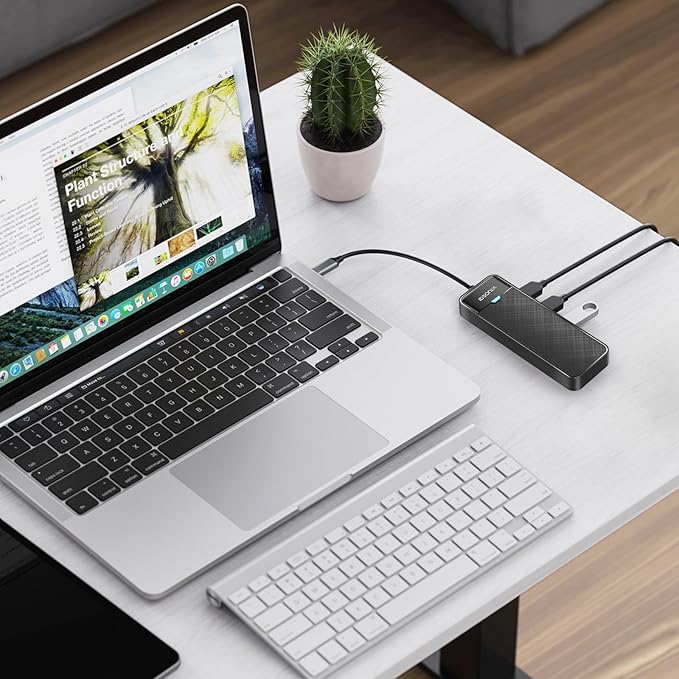iDsonix USB 3.0 Hub USB C Splitter 5Gbps Data Transfer Ultra-Slim Extender - Image 7