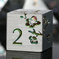 DNDND Rainbow Flower Metal Dice Set by DNDND