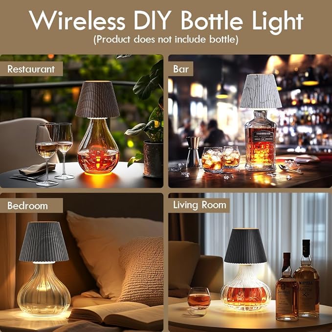 WILIT Wireless Bottle Lamp Shades - Image 2
