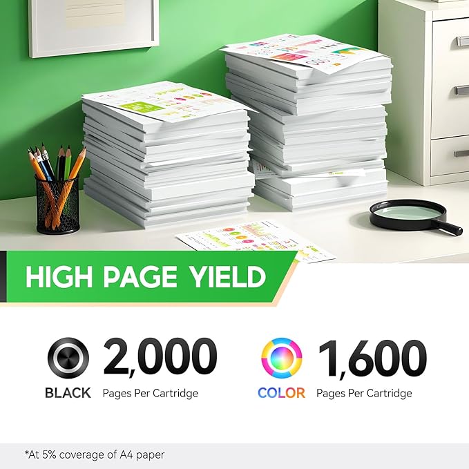 910XL Ink Cartridges Combo 4-Pack High Yield Replacement - Image 3