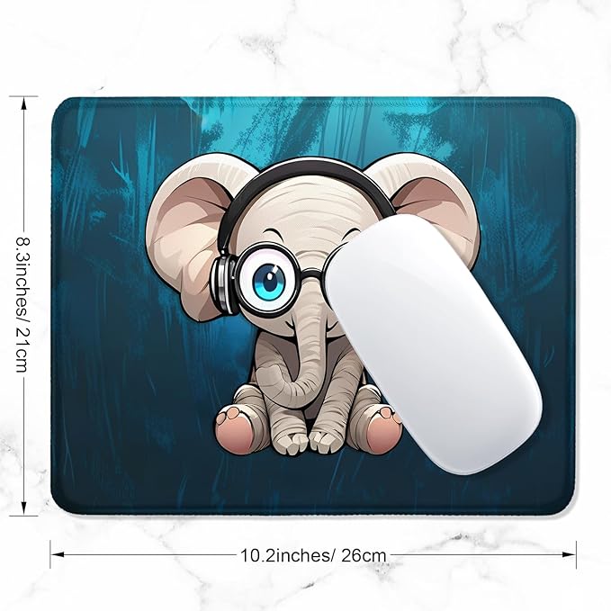 ITNRSIIET Mouse Pad with Stitched Edge Premium Textured Smooth Precise - Image 2
