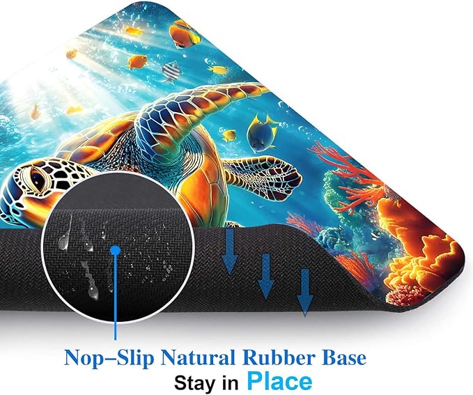 Sea Animal Colorful Turtle Mouse Pads - Image 4