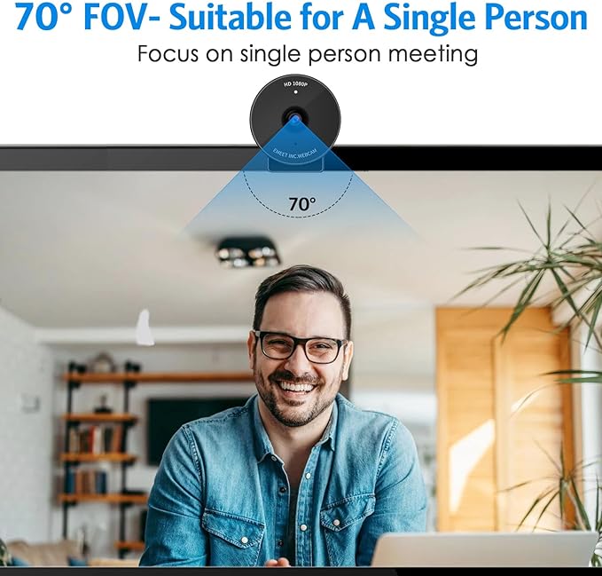 EMEET C950 Webcam for PC, 1080P Webcam - Image 3