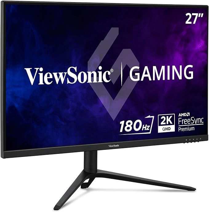 ViewSonic VX2728J-2K 27 Inch Gaming Monitor 1440p 180hz 0.5ms IPS w/FreeSync by ViewSonicCorporation
