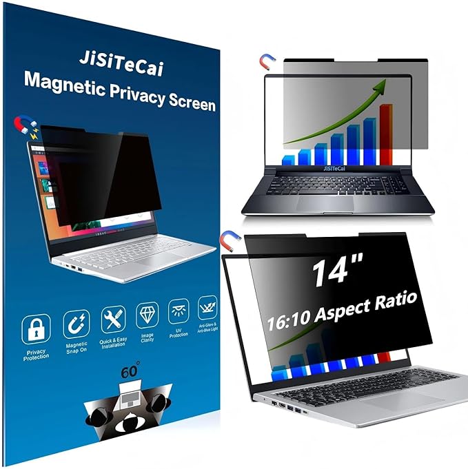 14-inch magnetic privacy screen, suitable by JiSiTeCai