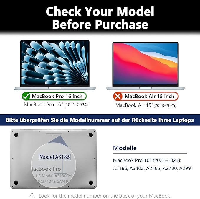 Magnetic Privacy Screen for Macbook Pro 16 Inch, Removable Anti Glare Blue - Image 2