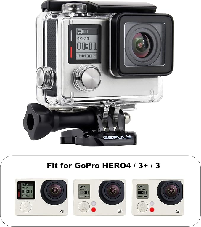Waterproof Housing Case for GoPro Hero 4 Black, Hero 4 Silver, Hero 3+ - Image 5