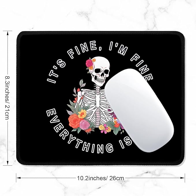 ITNRSIIET Mouse Pad with Stitched Edge Premium Textured Smooth Precise - Image 2