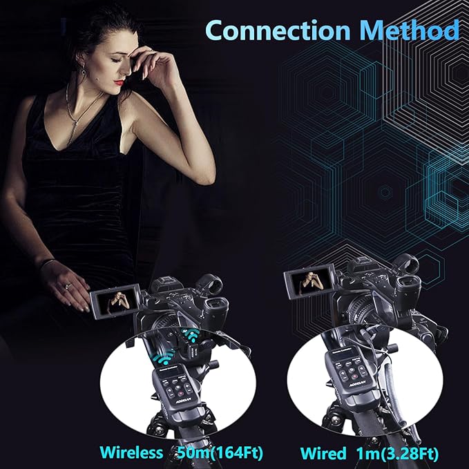 AODELAN Remote Control Camcorder Wireless Zoom Controller - Image 2