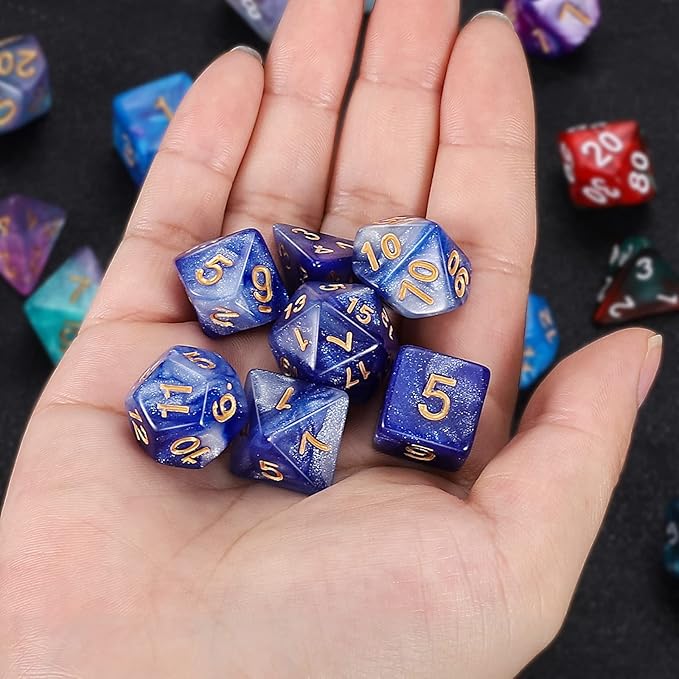 QMAY DND Dice Set -D&D Polyhedral Dice - Image 6