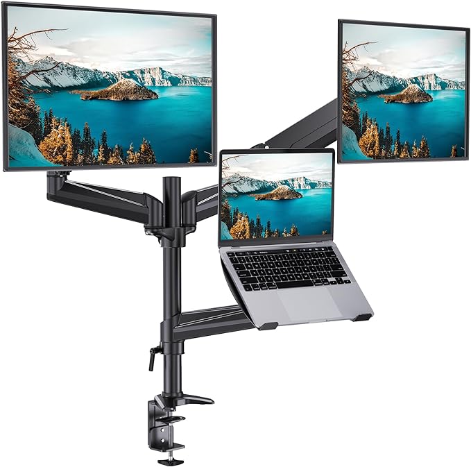HUANUO Dual Monitor and Laptop Mount by HUANUO