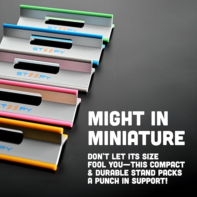 Steepy Laptop Stand for Desk – Adjustable Height, Foldable & Portable Laptop - Image 9
