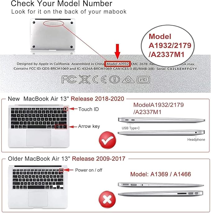 iCasso for MacBook Air 13 inch Case 2020 2019 2018 Release A2337 M1 A2179 A1932 - Image 2