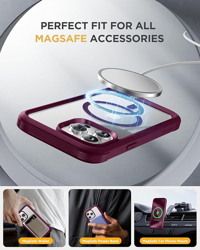 Miracase Magnetic for iPhone 12 Pro Max Case Full-Body Phone case - Image 5
