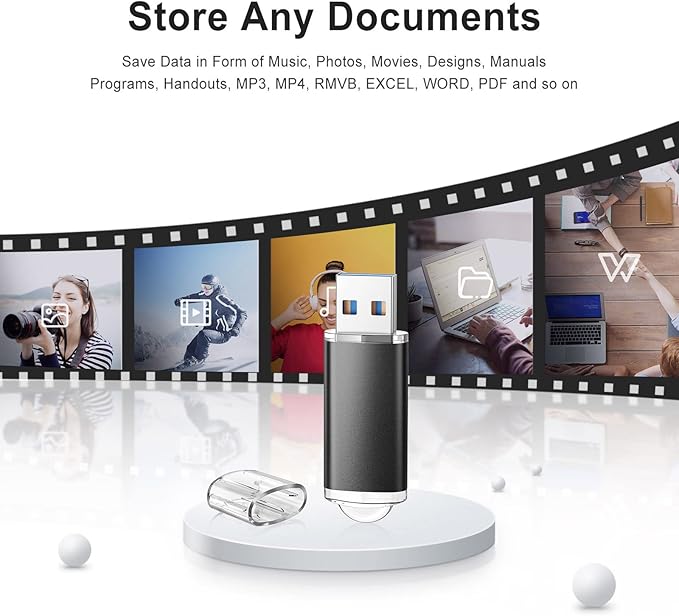 TOPESEL 32GB 10Pack 3.0 USB Flash Drive High Speed 32G Thumb Drive Memory Stick - Image 3