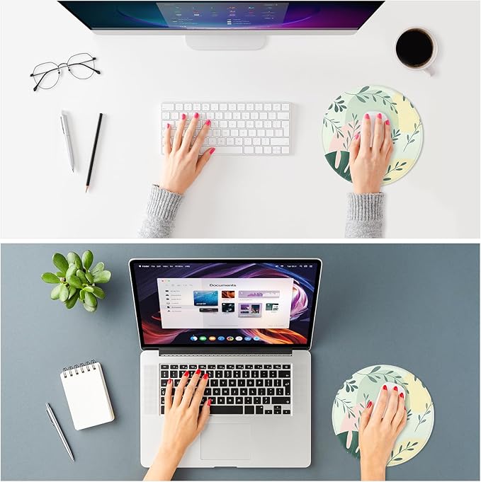 ITNRSIIET Mouse Pad Non-Slip Rubber Base Smooth Surface Stitched Edges - Image 2