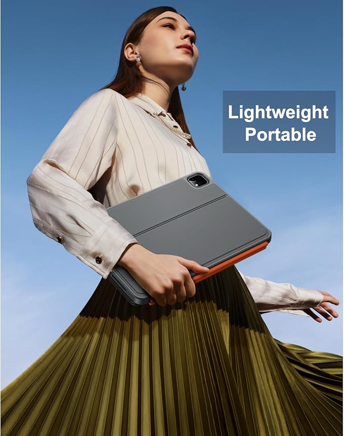 Keyboard Case for iPad Air 11 inch M3 M2&Pro 11, Magnetic Detachable iPad A16 - Image 9