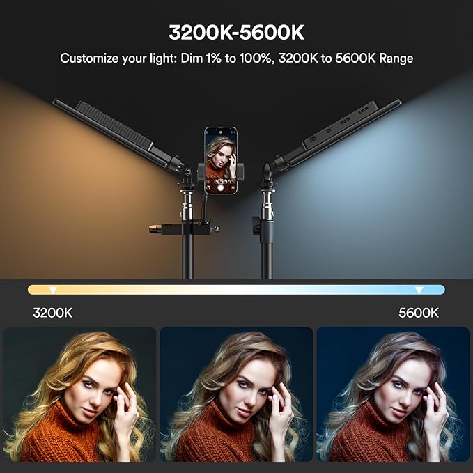 RALENO 13" LED Video Light Panel, Studio Lights - Image 4