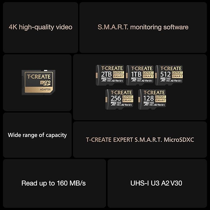 TEAMGROUP T-Create S.M.A.R.T A2 512GB Micro SDXC U3 V30 4K R/W Speed up to - Image 6