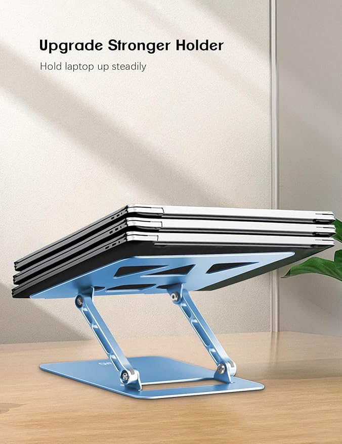 Adjustable Laptop Stand for Desk, Portable Laptop Stand Holder and Riser - Image 7