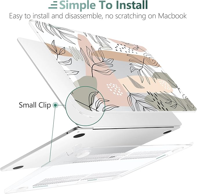 TWOLSKOO for M4 MacBook Air 13.6 inch Case 2025-2022 Release M4 A3240 M3 A3113 - Image 3