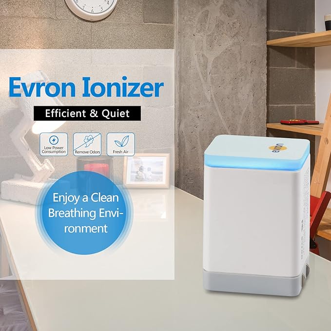 evron Plug-In Air Ionizer for Home & Travel, 20 Million Negative Ions/sec - Image 2