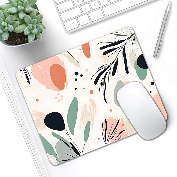 Mouse Pad, Cute Aesthetics Art Boho Mouse Pads - Image 5