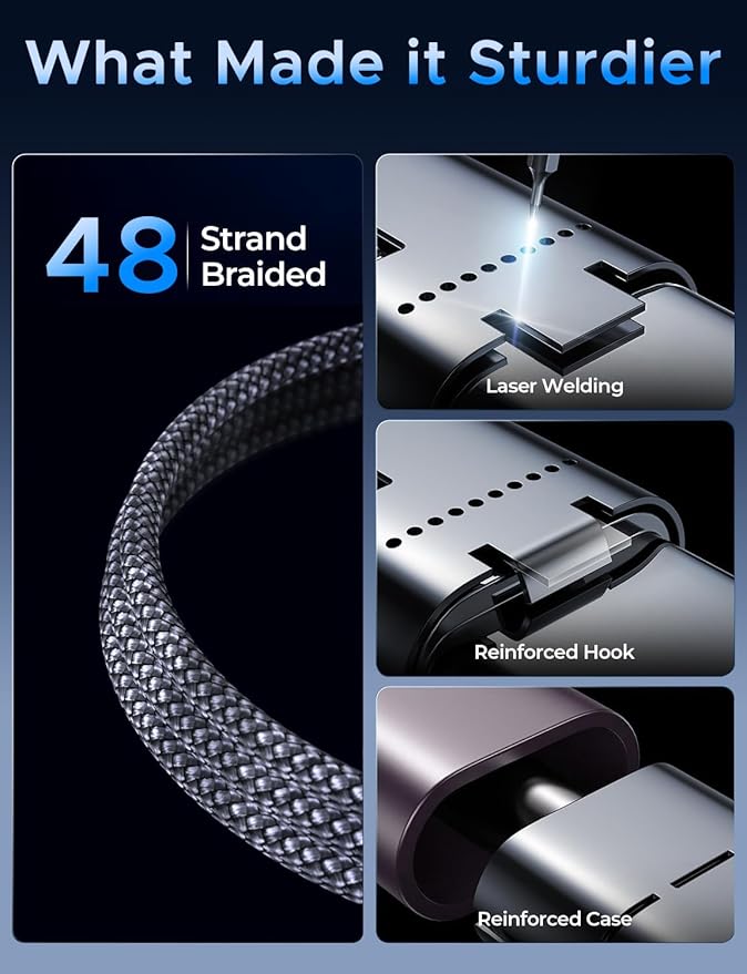 Multi Charging Cable for Apple Watch Charger iPhone Charger PD20W USB C/A Block - Image 7