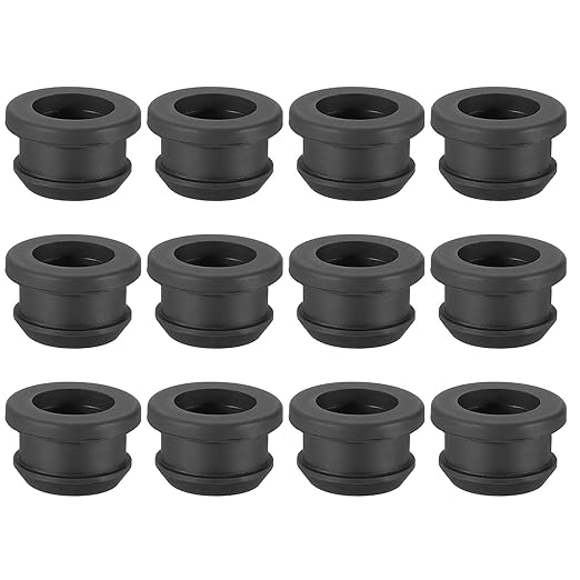 PATIKIL 18mm / 11/16 Inch Drill Hole, 9/16 Inch ID Rubber Grommets by PATIKIL