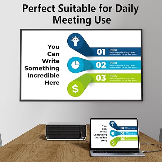 4K USB C to DVI Cable 4 FT, USB Type-C to DVI-D Adapter Cord, Compatible - Image 3
