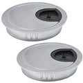2 Pcs Desk Grommet 3-1/8" / 80 mm, Desk Cord Hole Cover, Cable Grommet Metal by EASYEAH