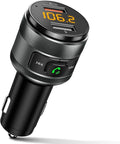 Bluetooth 5.3 FM Transmitter for Car, 3.0 Wireless Bluetooth FM Radio Adapter by IMDEN
