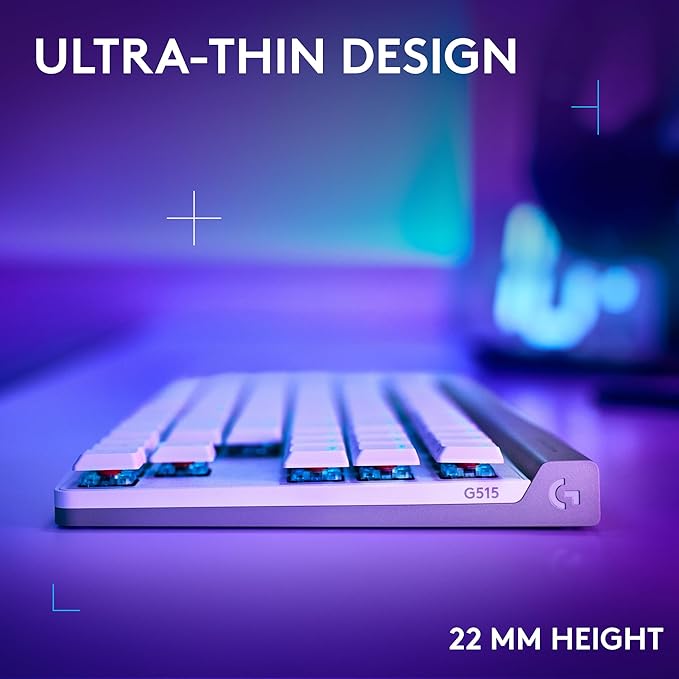 Logitech G515 Wireless Gaming Keyboard TKL, LIGHTSYNC RGB, Thin Tenkeyless - Image 4