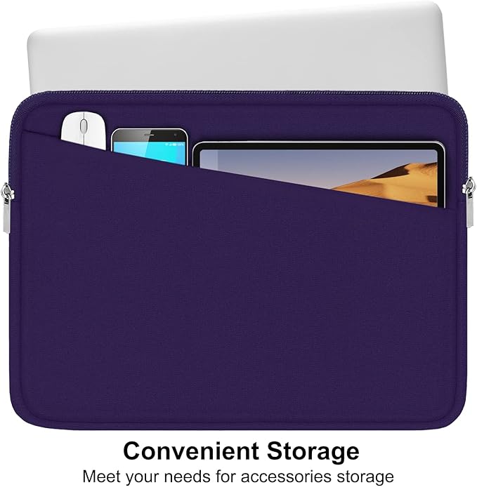 15.6 inch Laptop Sleeve Case, Durable Computer Carrying Bag Protective Case - Image 2