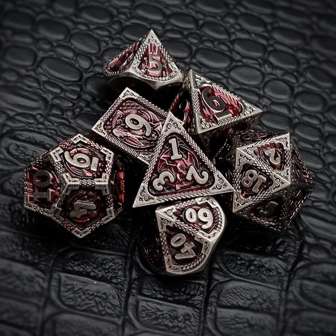 Haxtec DND Dice Set Metal D&D Dice Set - Image 4