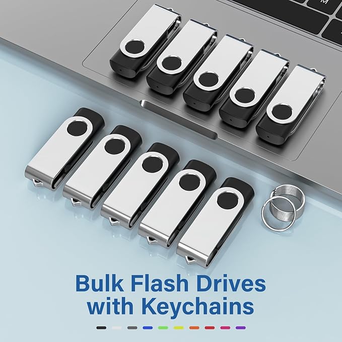 USB Flash Drives 4GB 20 Pack, Wooolken USB 2.0 Thumb Drives - Image 6