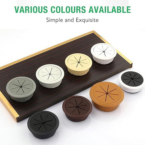 10 Pcs Desk Grommet 2" / 50 mm, Desk Hole Cover - Image 2