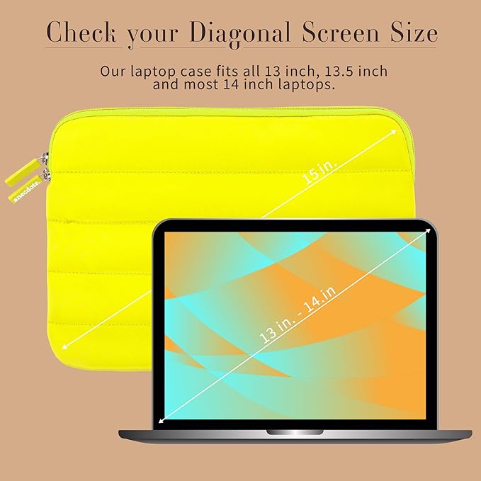 ANECDOTE Laptop Case 13-14 Inch – A Perfect Laptop Sleeve That is Compatible - Image 3
