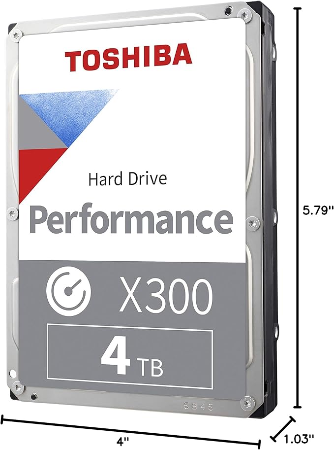 Toshiba X300 4TB Performance & Gaming 3.5-Inch Internal Hard Drive – CMR SATA 6 - Image 7