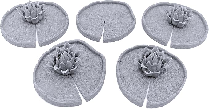 Lily Pads by Printable Scenery, 3D Printed Tabletop RPG Scenery and Wargame by EnderToys