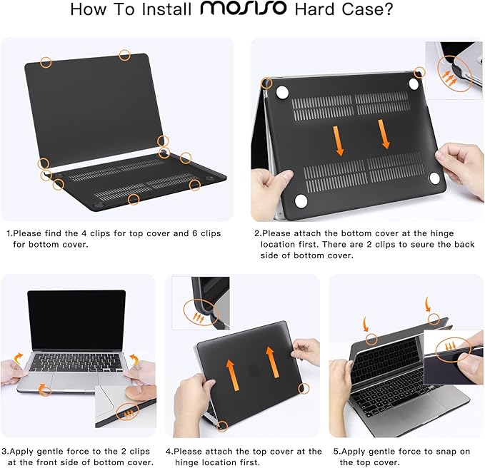 MOSISO Compatible with MacBook Air 13 inch Case 2025 2024 2023 2022 M4 A3240 M3 - Image 6