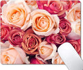 Blooming Roses Mouse Pad, Beautiful Flowers Mousepad by EASTSMOOTH