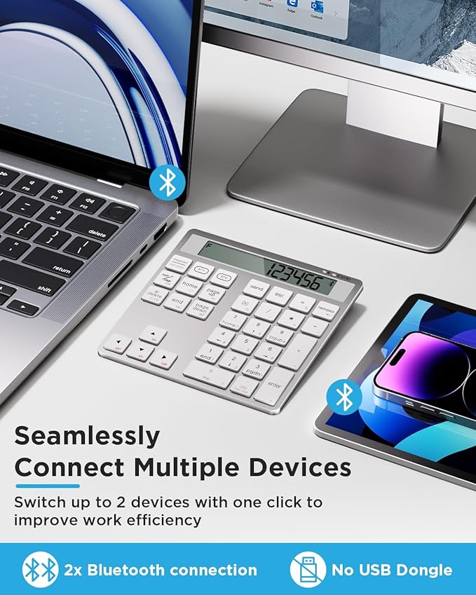 Rechargeable Wireless Number Pad - Image 5