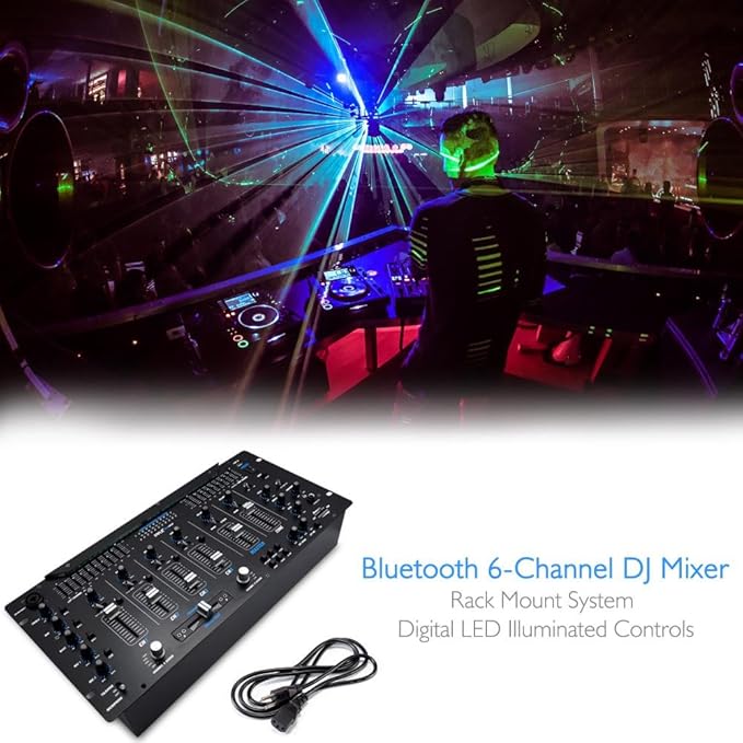 Pyle 6 Channel Mixer DJ Controller - Image 7