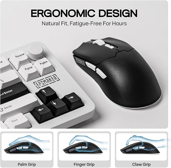 EPOMAKER Click Lite Wireless Gaming Mouse, 800 to 12, 000 DPI Adjustable - Image 4
