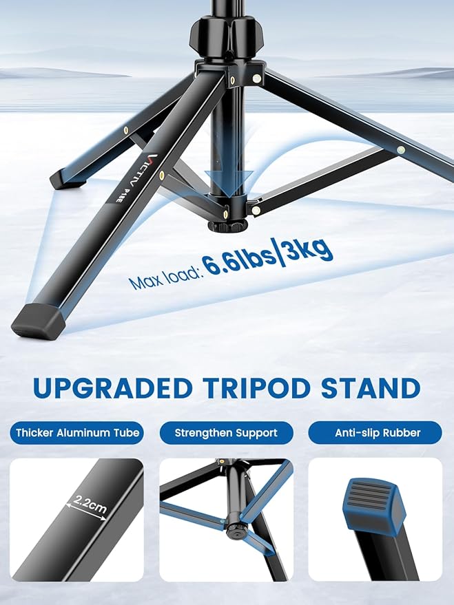 Phone Tripod, Stable & Adjustable Tall, Suit - Image 2