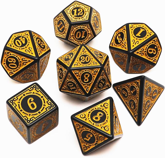 Polyhedral DND Dice Set, 5 Pack Dice Sets Fit - Image 5