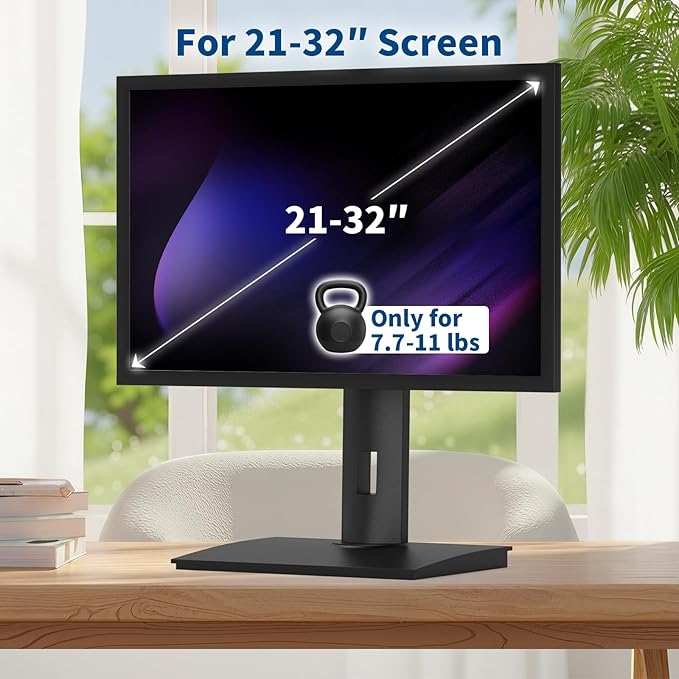 Vesa Monitor Stand with Spring-Adjustable Height, Rotation Vesa Stand, - Image 3