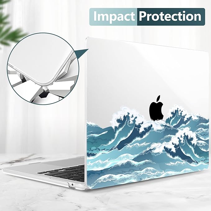 TWOLSKOO Compatible with M4 MacBook Air 15 inch Case 2025-2023 Released Model - Image 6